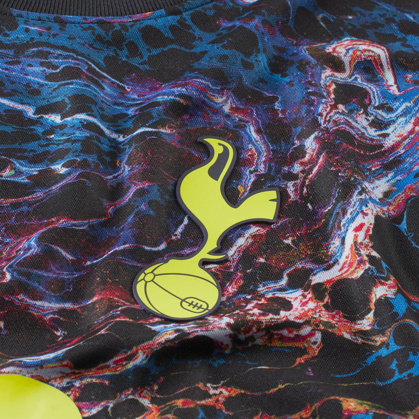 Nike Men's Tottenham Hotspur 2021/22 Away Jersey Black/Venom Green Crest