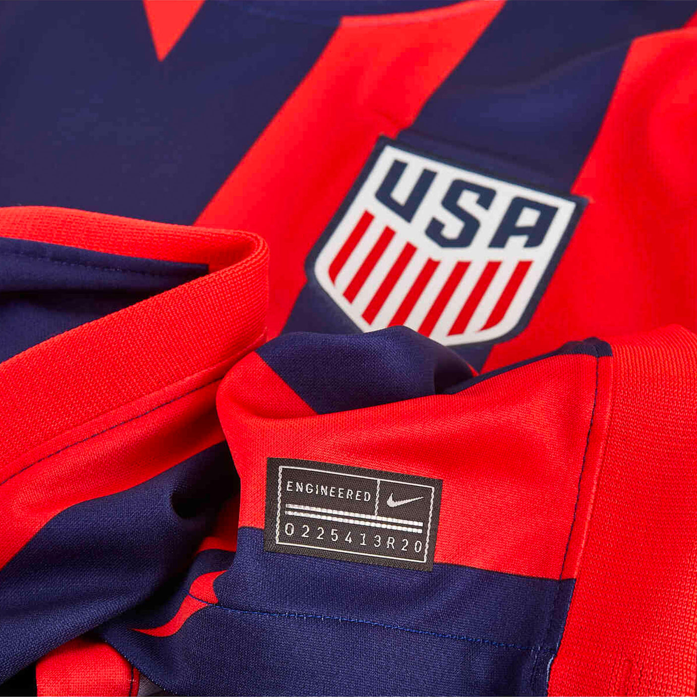 Nike Men's USA 2021/22 Away Jersey Blue/Red Crest