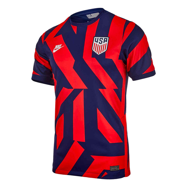 Nike Men's USA 2021/22 Away Jersey Blue/Red Front