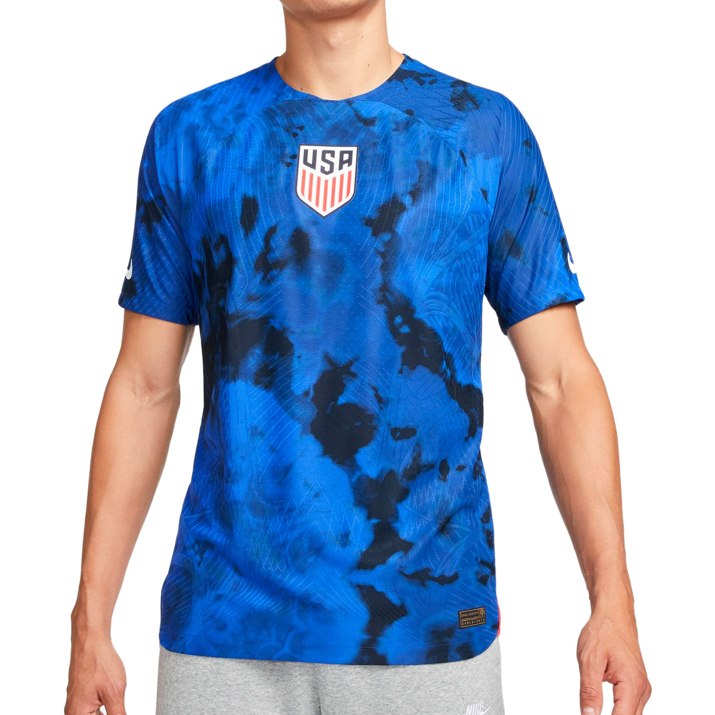 Nike Men's USA 2022/23 Away Match Jersey Bright Blue/White Front