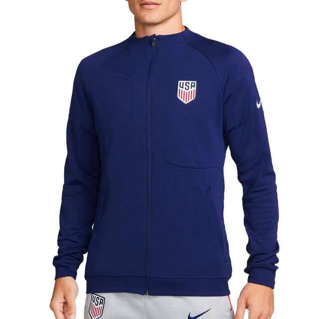 Nike Men's USA Academy Pro Jacket Loyal Blue/White Front