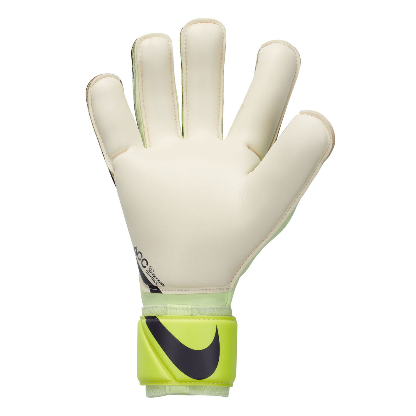 Nike Men's Vapor Grip 3 Goalkeeper Gloves Black/Volt Back