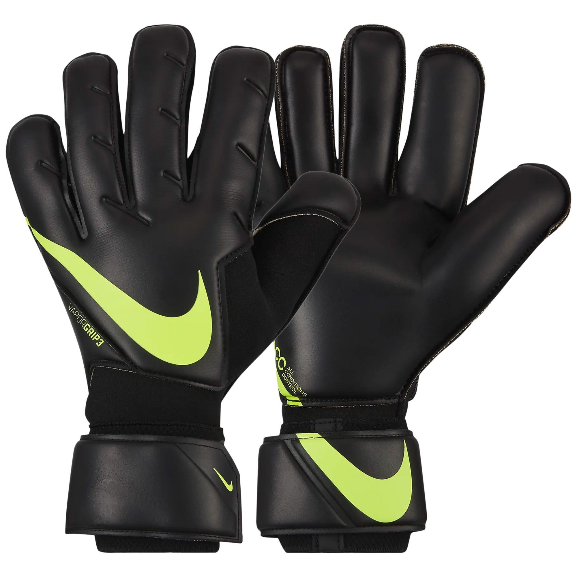 Continental Arco iris Abolladura Nike Men's Vapor Grip 3 Goalkeeper Gloves - Black/Volt – Azteca Soccer