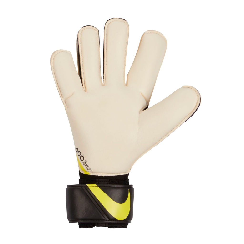 Nike Men's Vapor Grip 3 Goalkeeper Gloves Dynamic Yellow/Black Back