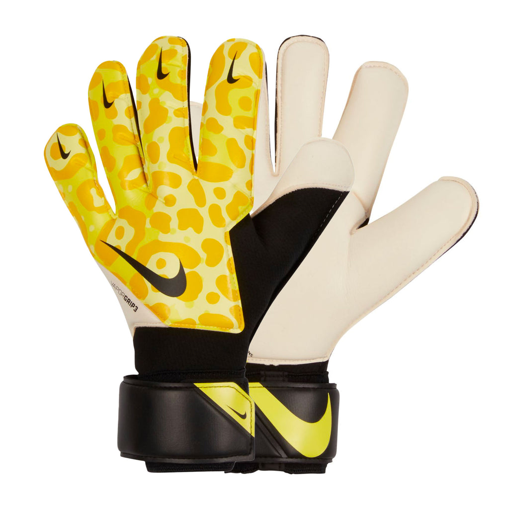 Nike Men's Vapor Grip 3 Goalkeeper Gloves Dynamic Yellow/Black Both