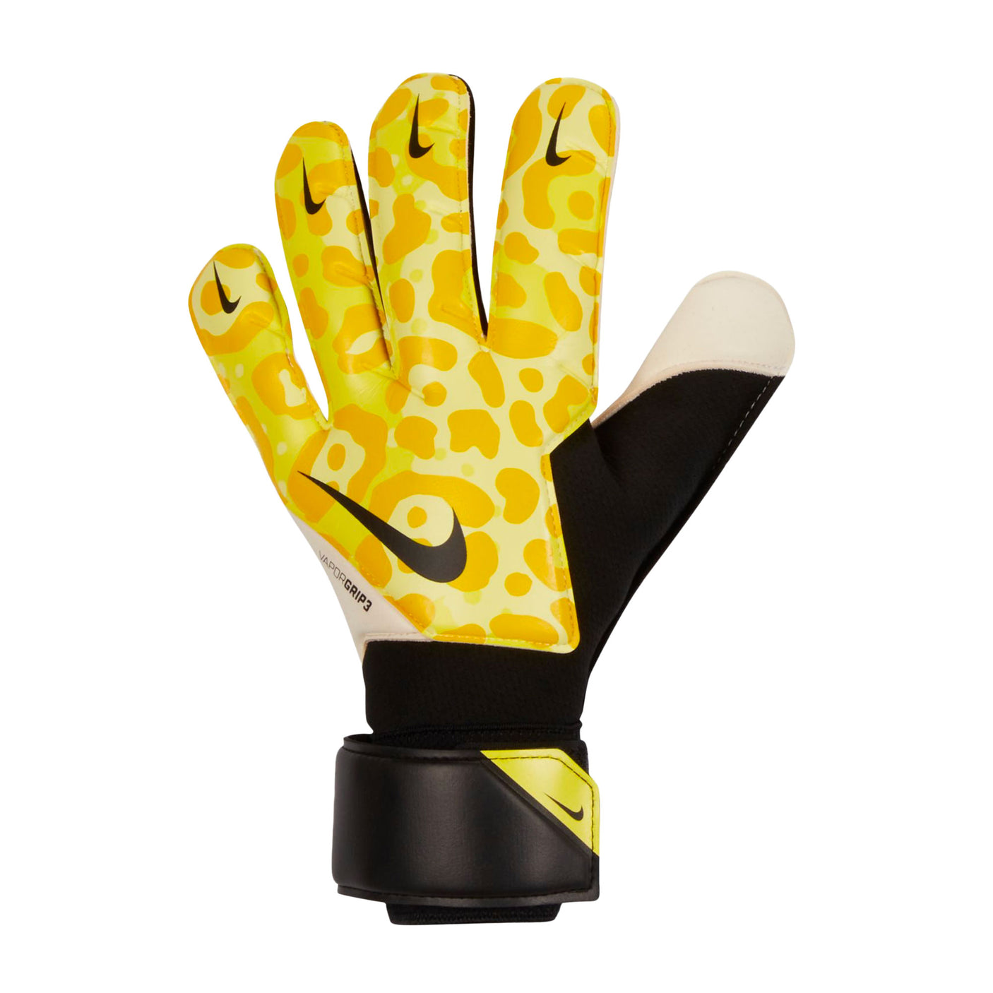 Nike Men's Vapor Grip 3 Goalkeeper Gloves Dynamic Yellow/Black Front