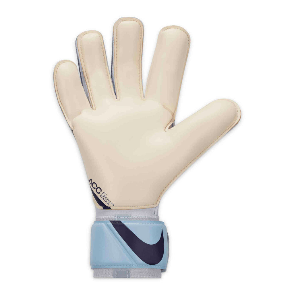 Nike Men's Vapor Grip 3 Goalkeeper Gloves Light Marine/Blackened Blue Back