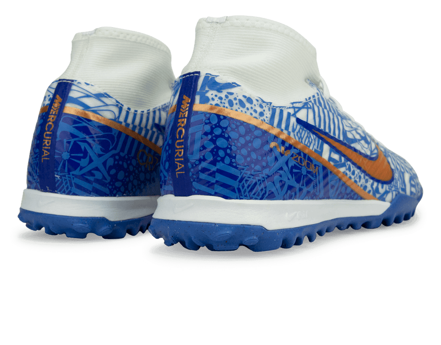 Nike Men's Zoom Mercurial Superfly 9 Academy CR7 TF White/Concord
