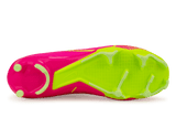 Nike Men's Zoom Mercurial Superfly 9 Academy FG/MG Pink/Volt Sole