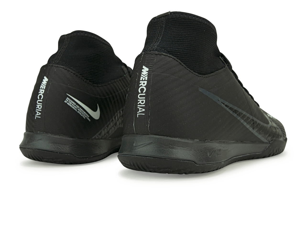Nike Men's Zoom Mercurial Superfly 9 Academy IC Black/Smoke Grey Rear