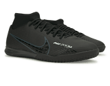 Nike Men's Zoom Mercurial Superfly 9 Academy IC Black/Smoke Grey Together