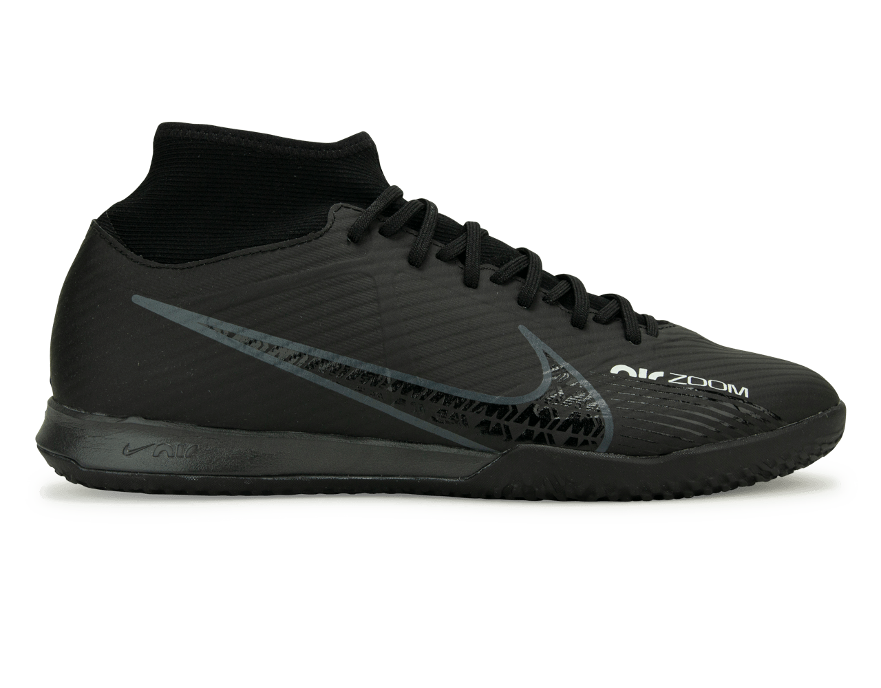 Nike Men's Zoom Mercurial Superfly 9 Academy IC Black/Smoke Grey ...