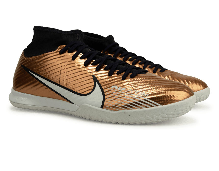 Nike Men's Zoom Mercurial Superfly 9 Academy IC Metallic Copper Together