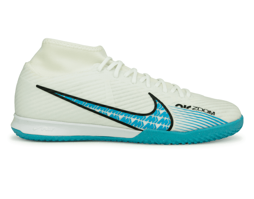 Nike Men's Zoom Mercurial Superfly 9 Academy IC White/Pink Blast