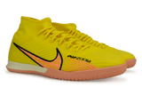 Nike Men's Zoom Mercurial Superfly 9 Academy IC Yellow Strike/Sunset Glow Together