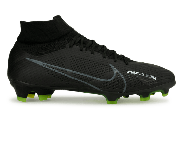 Nike Men's Zoom Mercurial Superfly 9 Pro FG Black/Grey