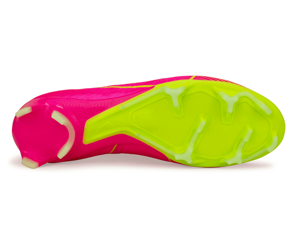 Nike Men's Zoom Mercurial Superfly 9 Pro FG Pink/Volt Sole
