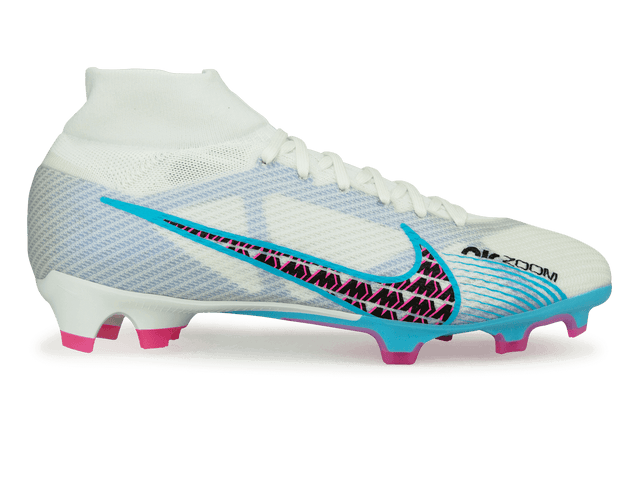Nike Men's Zoom Mercurial Superfly 9 Pro FG White/Pink Blast