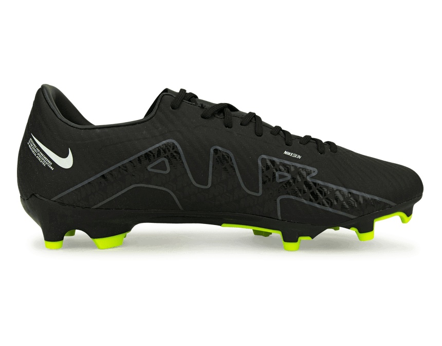 Nike Men's Zoom Mercurial Vapor 15 Academy FG/MG Black/Volt Side
