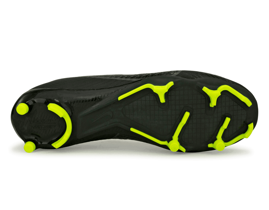 Nike Men's Zoom Mercurial Vapor 15 Academy FG/MG Black/Volt Sole