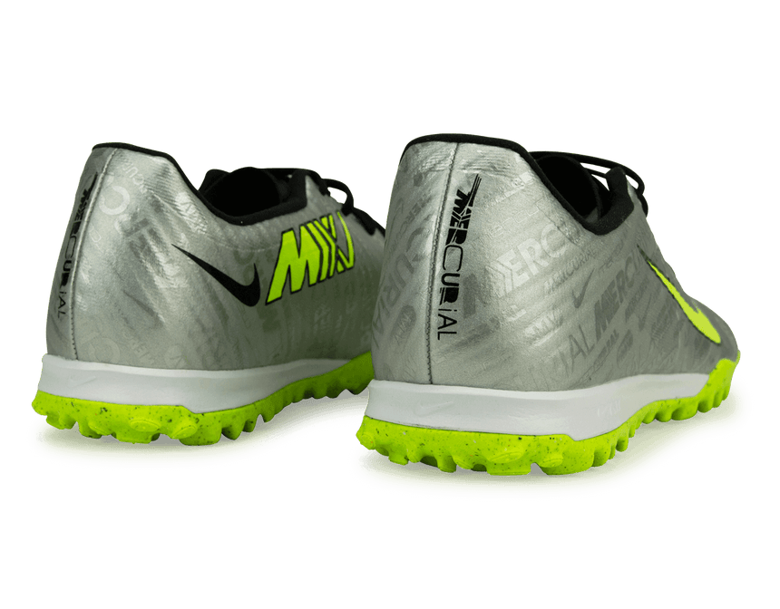 Nike Men's Zoom Mercurial Vapor 15 Academy XXV TF Silver/Black Rear