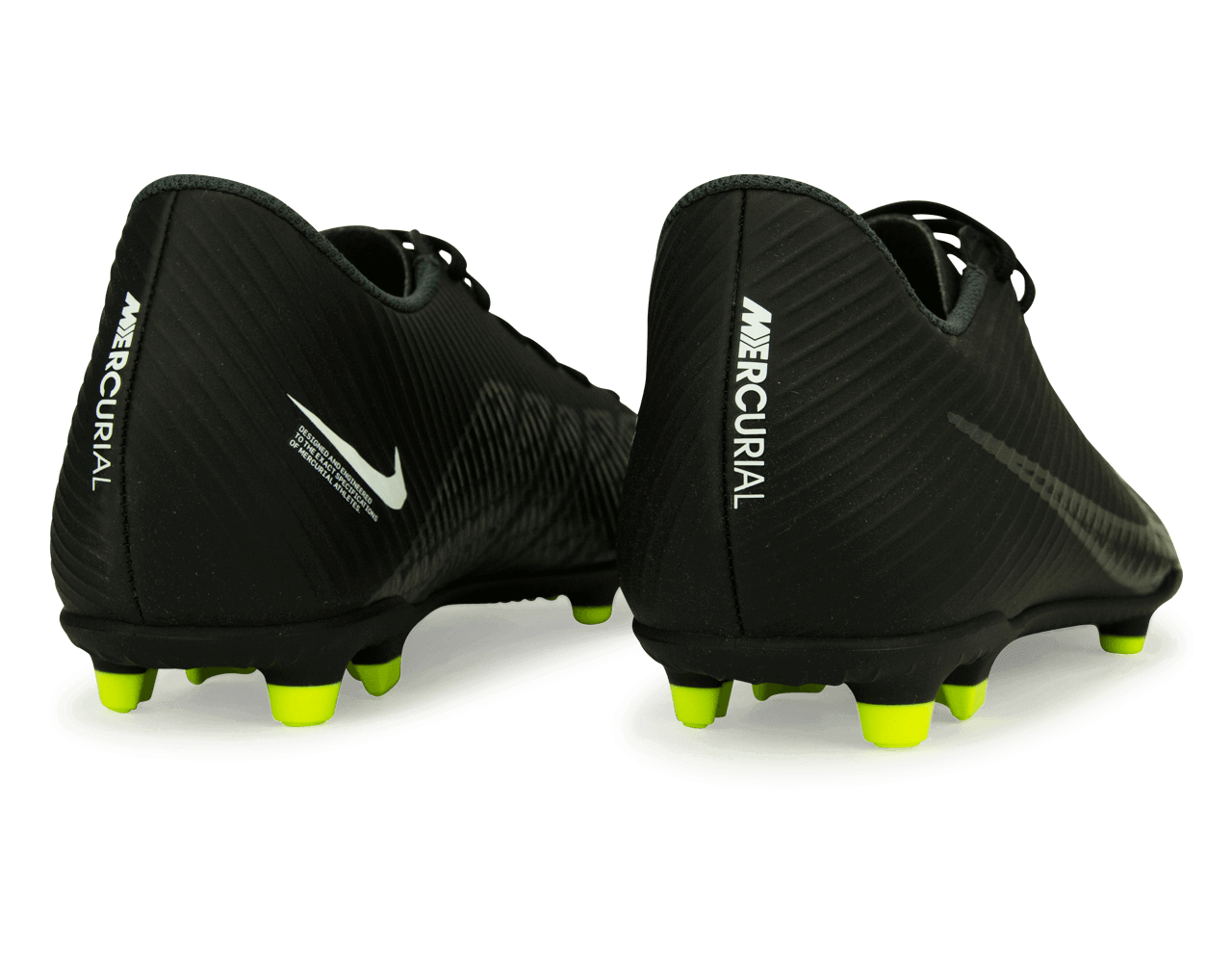 Nike Mercurial Vapor 15 Club FG Soccer Cleats - Black & Volt - Each