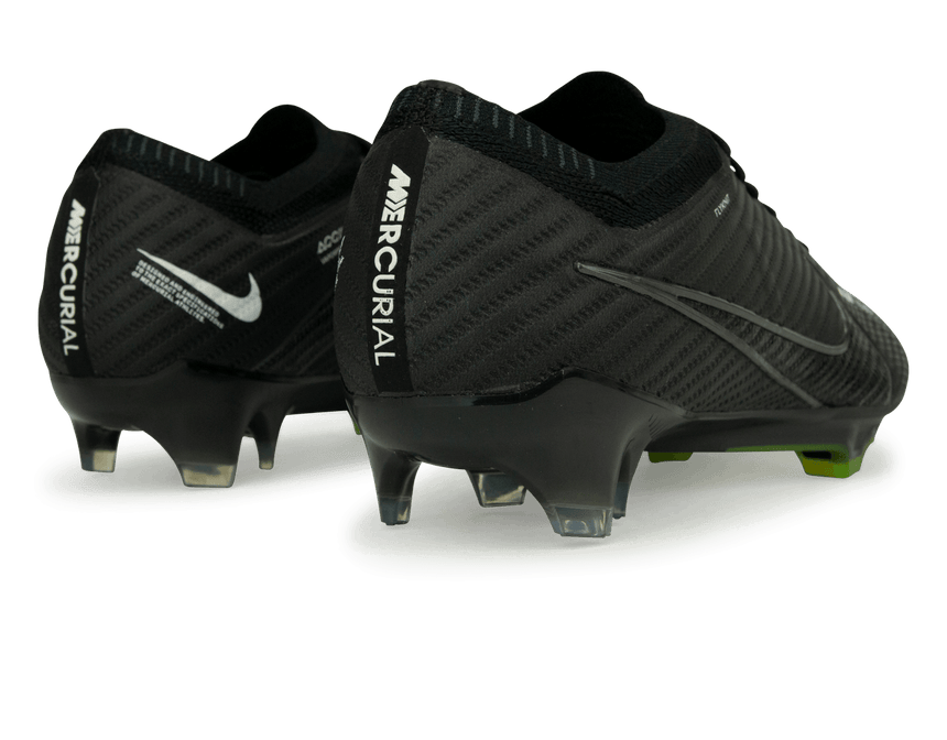 Nike Men's Zoom Mercurial Vapor 15 Elite FG Black/Volt