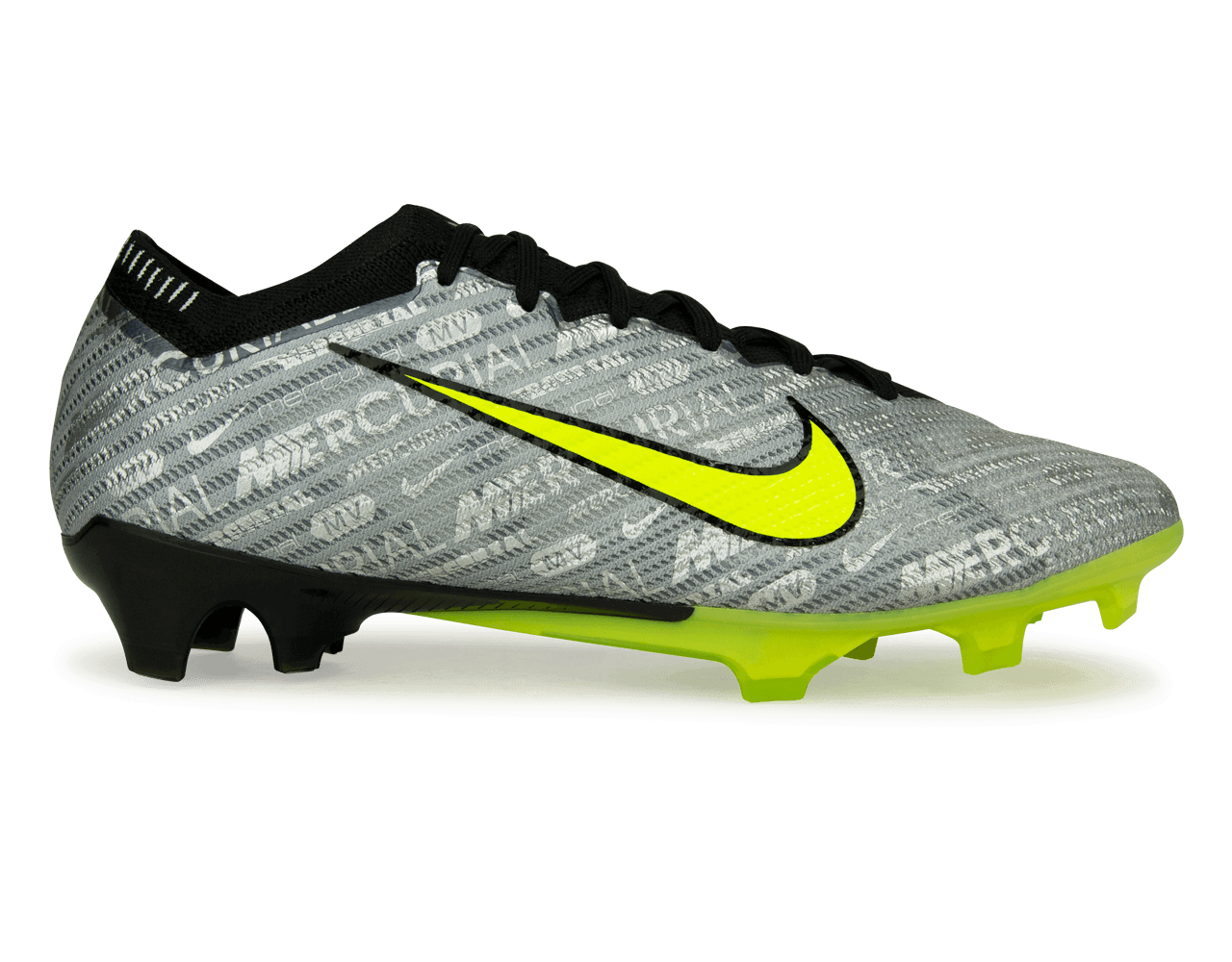 Nike Men's Zoom Mercurial Vapor 15 Elite XXV FG Silver/Volt Nike Men's Zoom Mercurial Vapor 15 Elite XXV FG Silver/Volt
