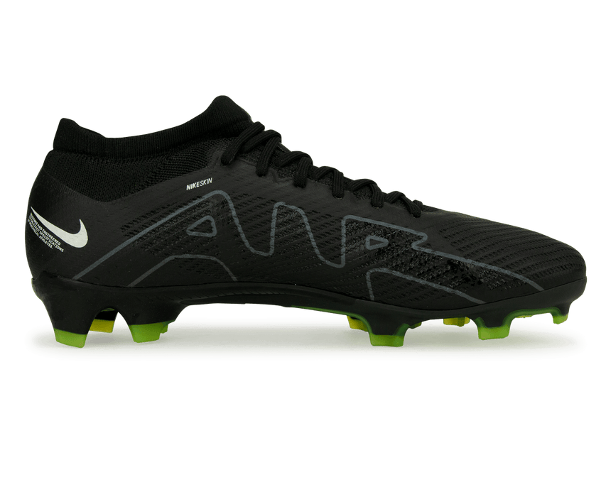 Nike Men's Zoom Mercurial Vapor 15 Pro FG Black/Volt Side