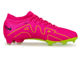 Nike Men's Zoom Mercurial Vapor 15 Pro FG Pink/Volt Side