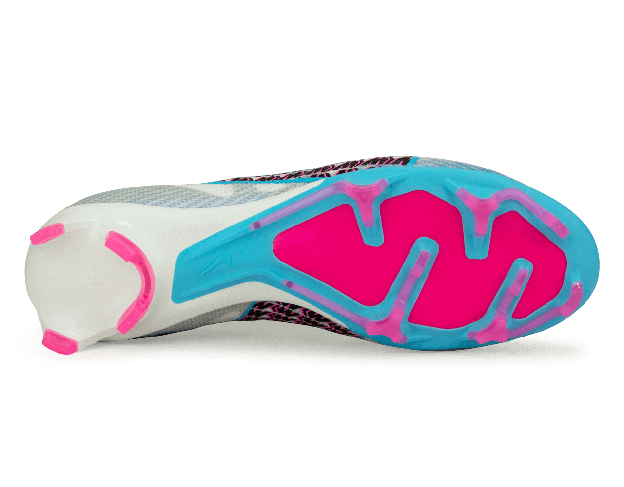 Nike Men's Zoom Mercurial Vapor 15 Pro FG White/Pink Blast Sole