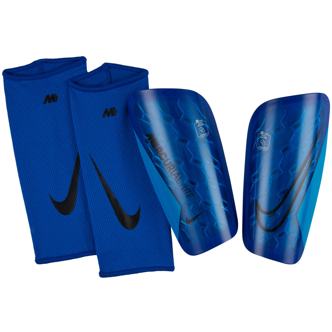 Nike Mercurial Lite Shin Guards Baltic Blue/Black – Azteca Soccer