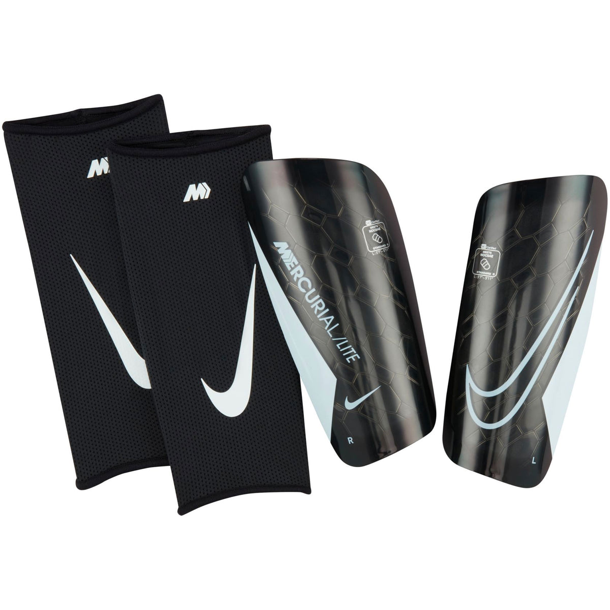mercurial lite shin guards youth