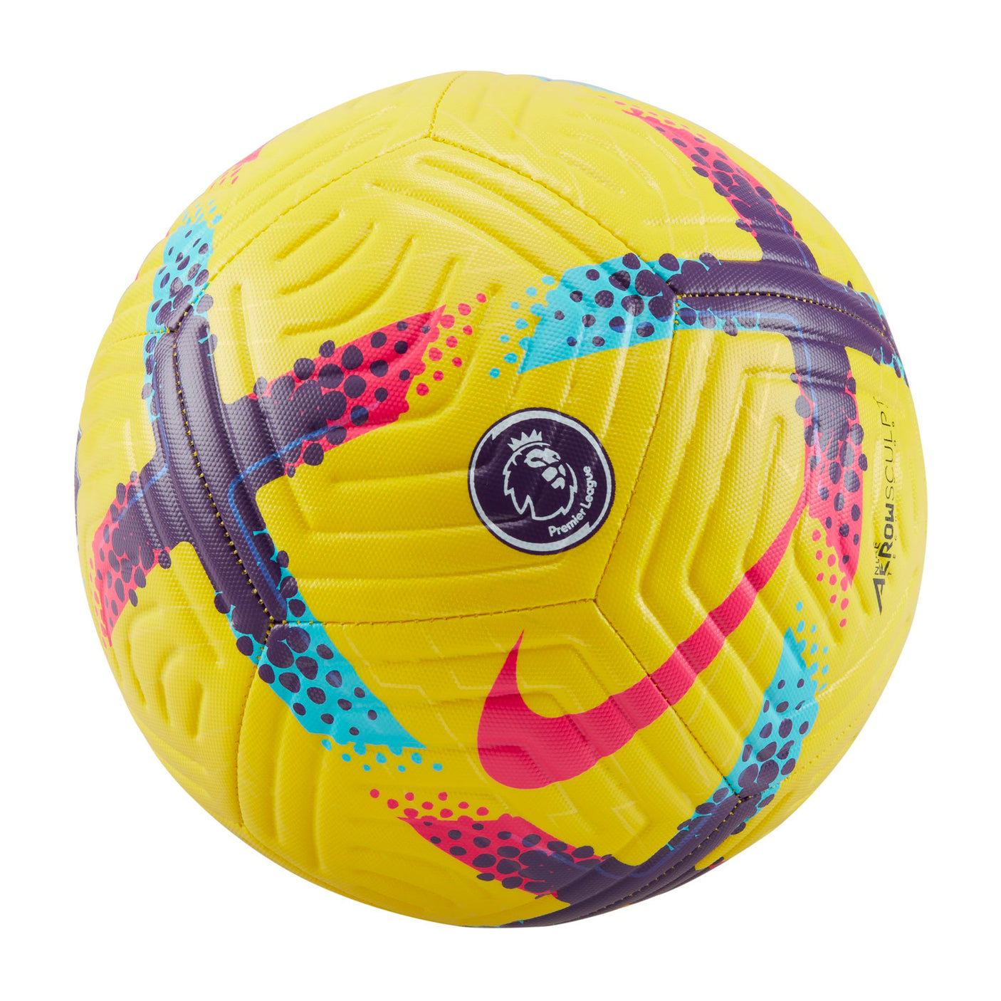 Nike Premier League Academy Ball Yellow/Red Front