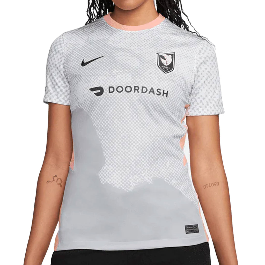 Nike Women's Angel City FC 2025/24 Away Jersey White/Grey Azteca Soccer