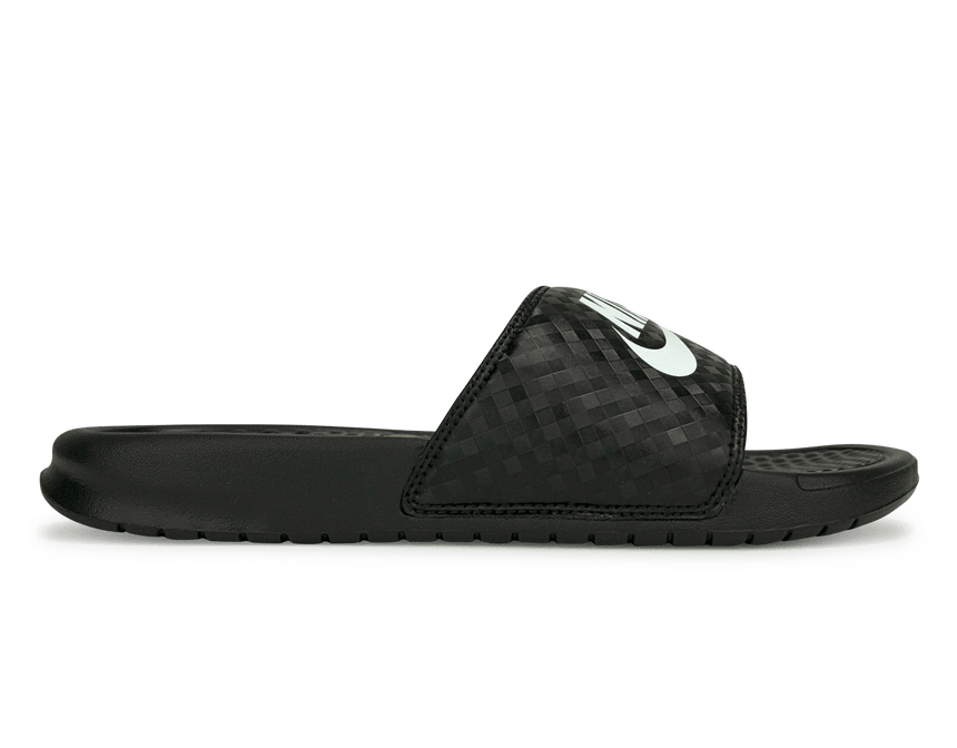 Nike Women's Benassi JDI Sandal Black/White Front