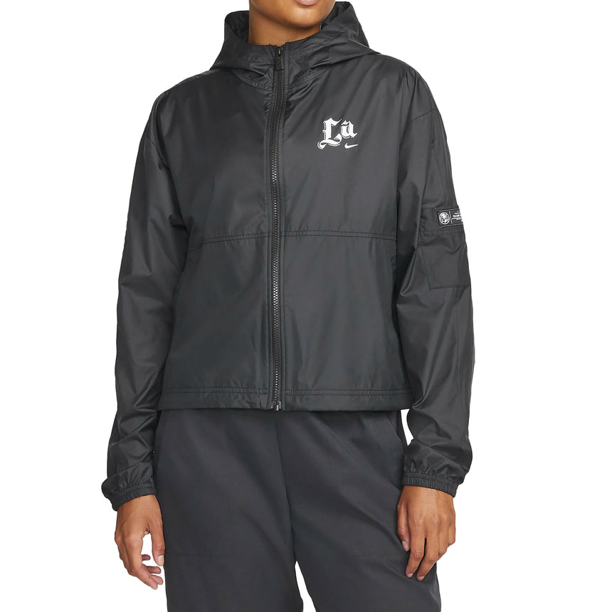 Nike Women's Club America 2021/22 Woven Jacket Black/White Front
