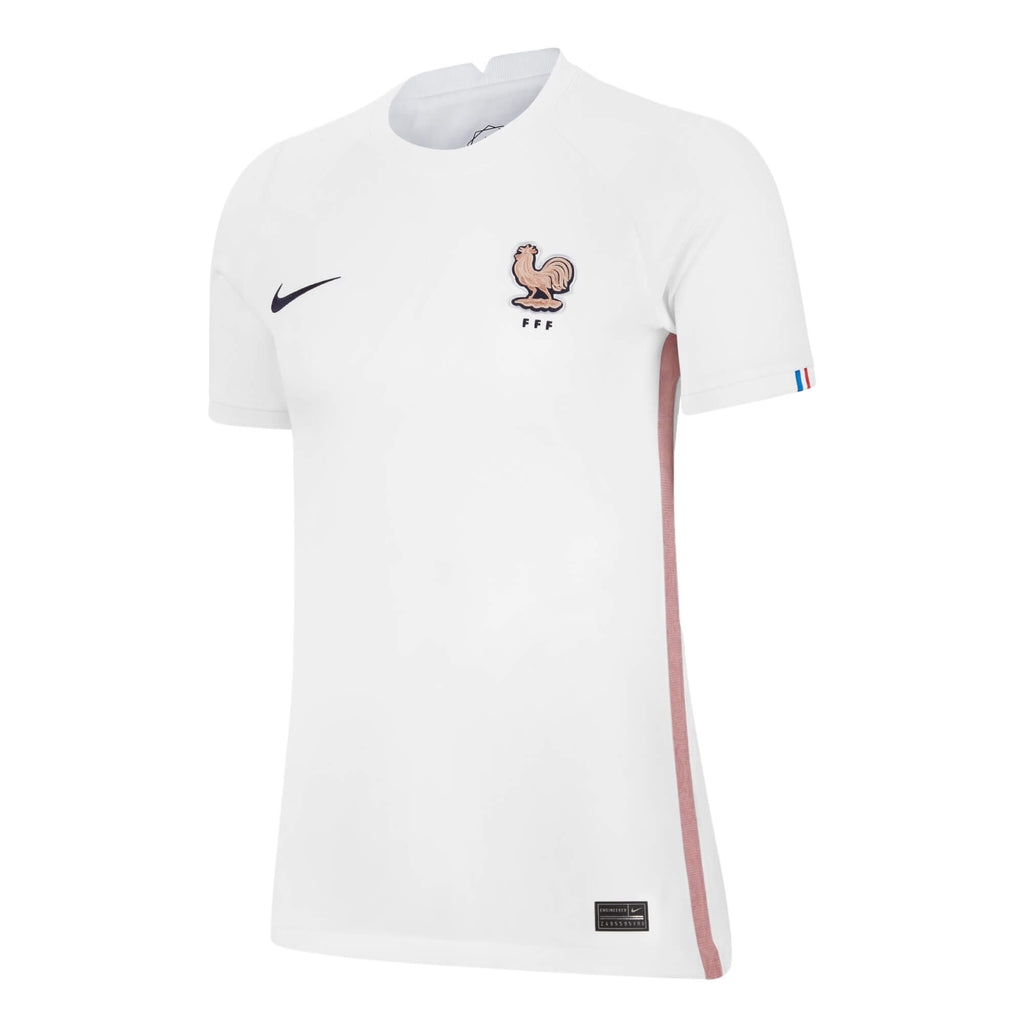 Nike Women's France 2022/23 Away Jersey White/Pink Front