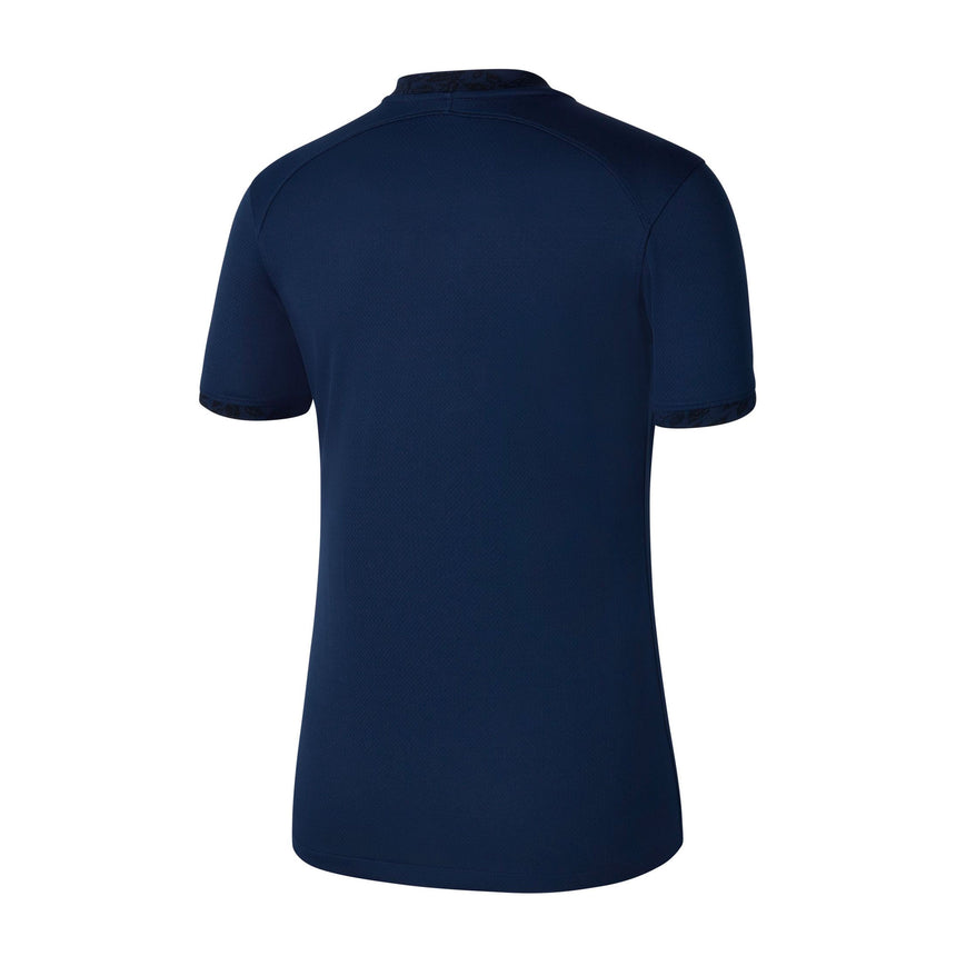 Nike Women's France 2022/23 Home Jersey Midnight Navy/Metallic Gold Back
