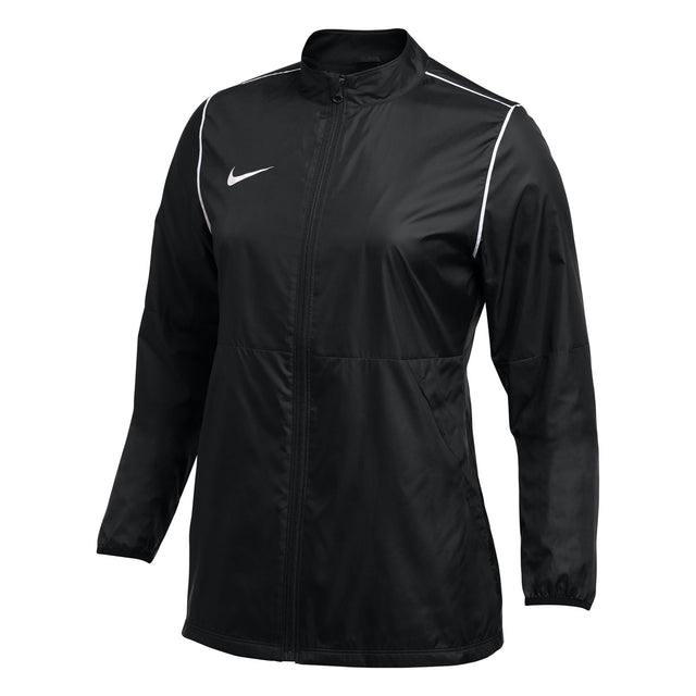 Nike Women's Park 20 Rain Jacket Black/White Front