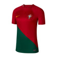 Nike Women's Portugal 2022/23 Home Jersey Pepper Red/Gold Dart Front