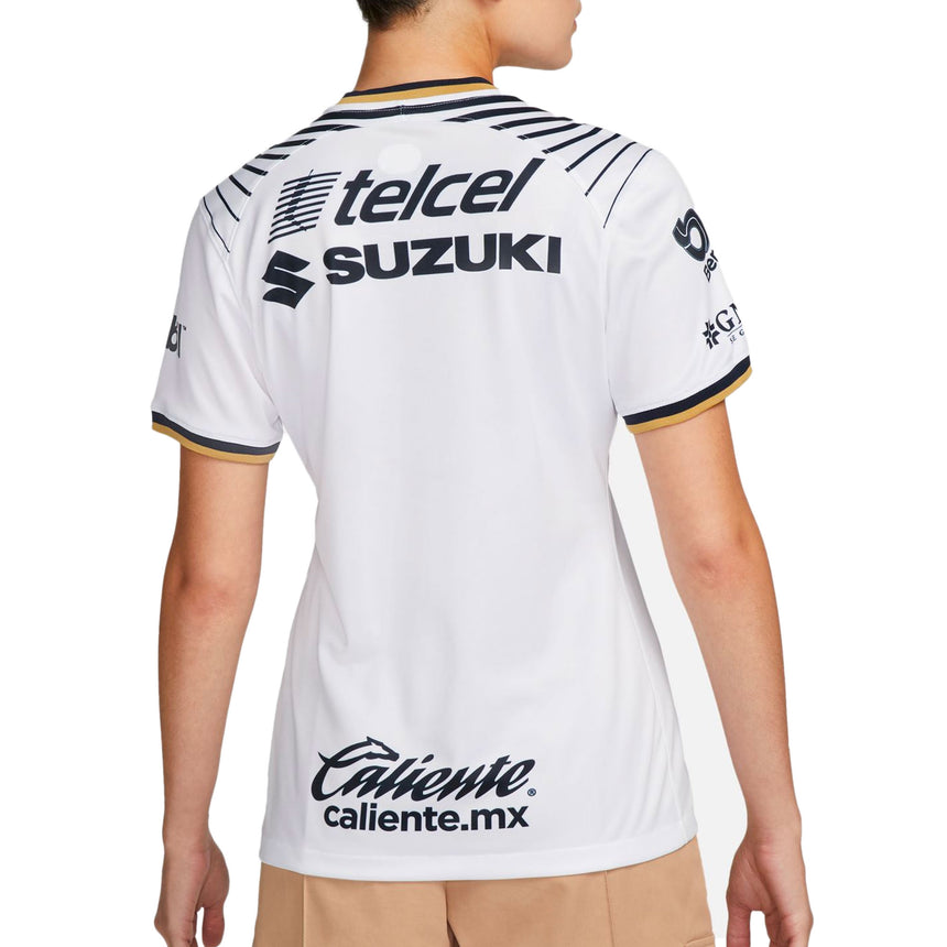 Nike Women's Pumas UNAM 2022/23 Home Jersey White/Obsidian Back