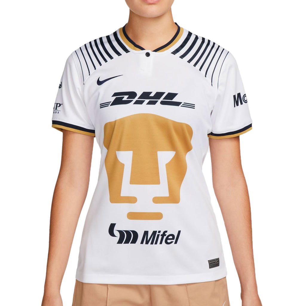 Nike Women's Pumas UNAM 2022/23 Home Jersey White/Obsidian Front