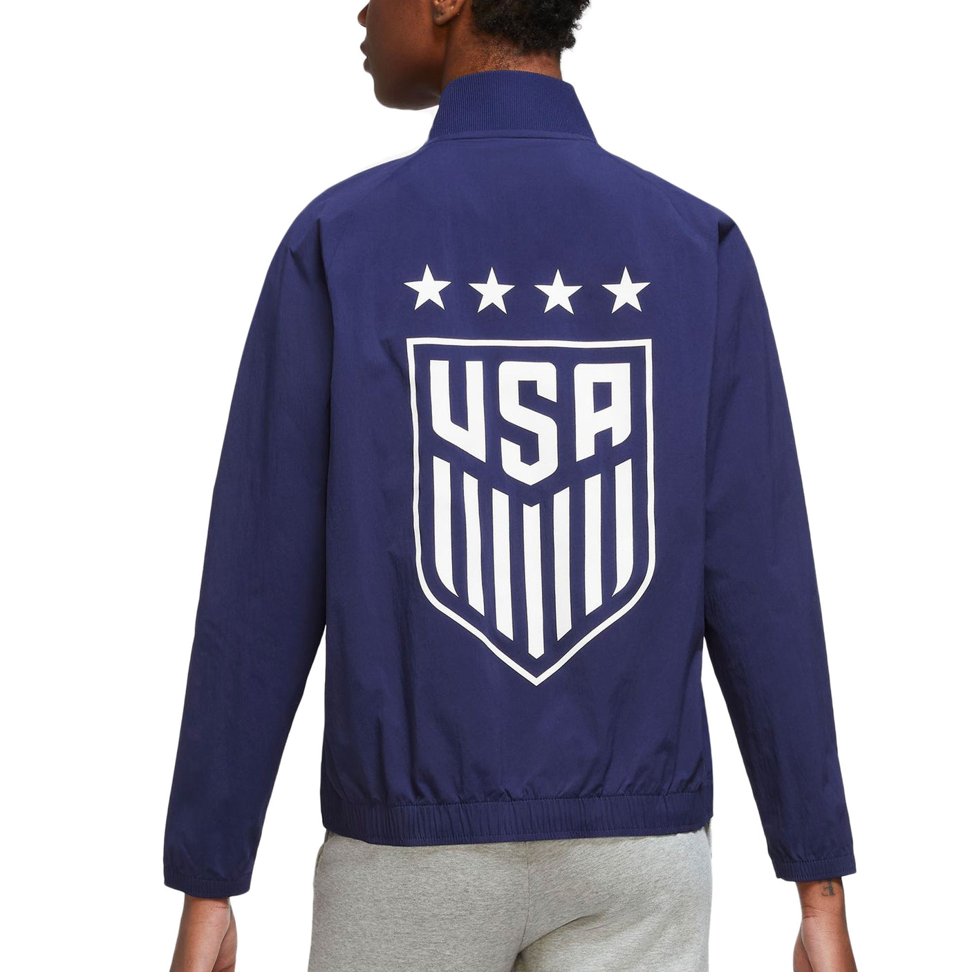 Nike Women's USA 2022/23 4-Star Jacket Game Royal Back