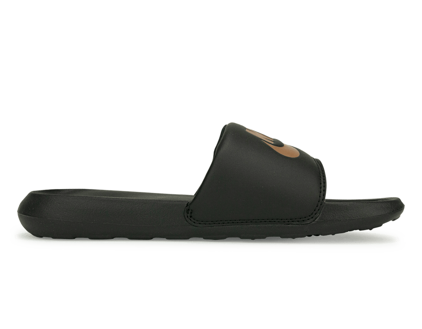 Nike Women's Victori One Sandal Black/Bronze Side