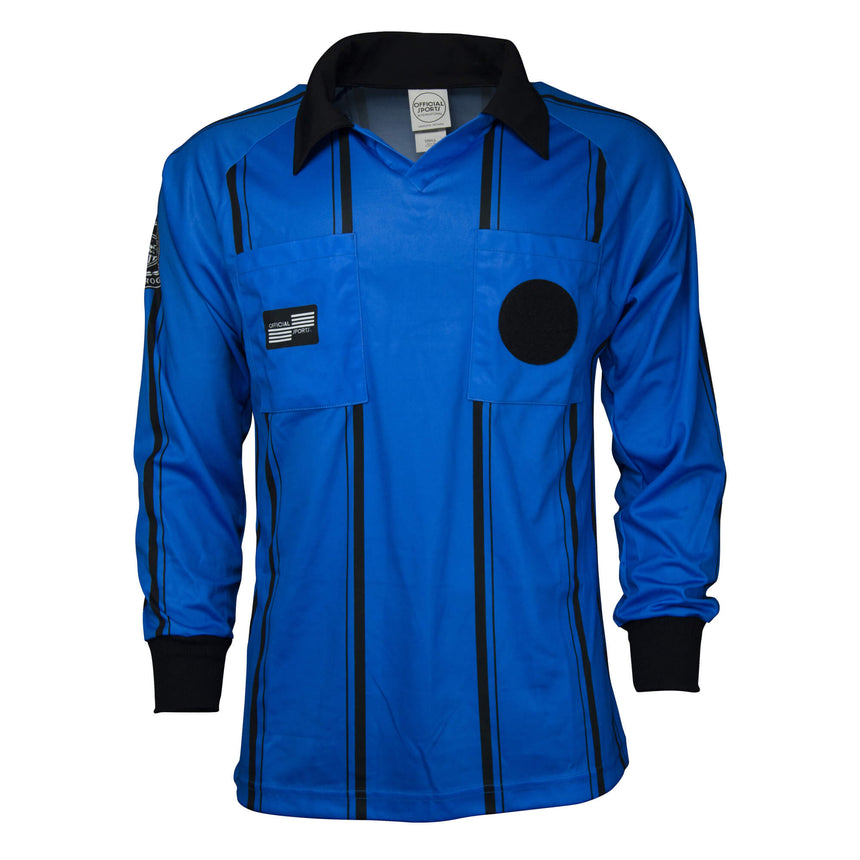 Official Sports Men's USSF Economy Long Sleeve Shirt Royal/Black