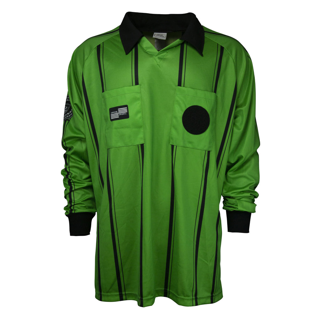 Official Sports Men's USSF Economy Long Sleeve Shirt Green/Black