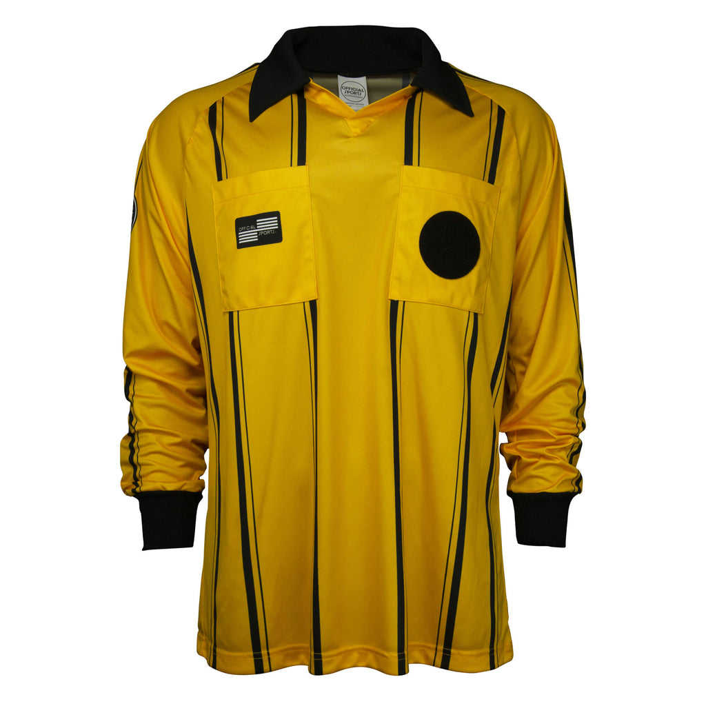 Official Sports Men's USSF Economy Long Sleeve Shirt Yellow/Black