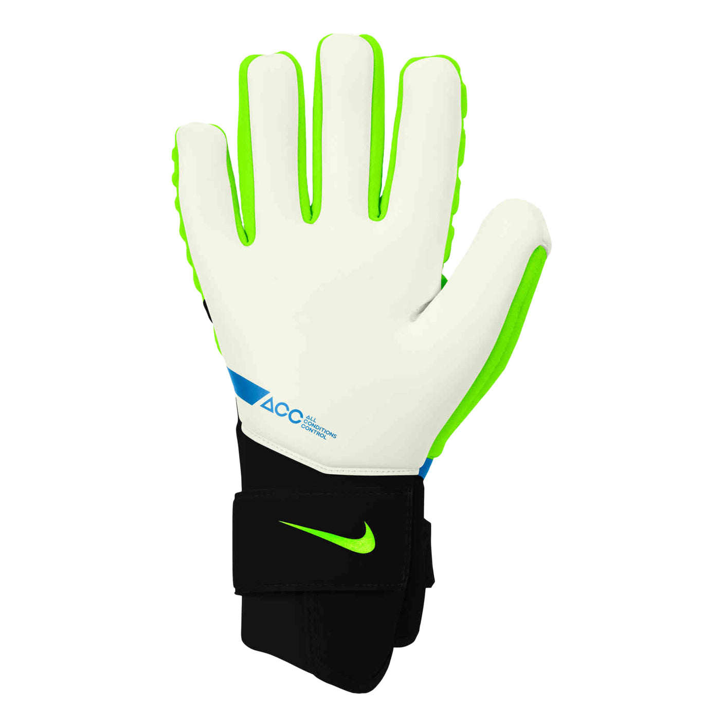 Nike Men's Phantom Elite Goalkeeper Gloves Volt/Blackened Blue