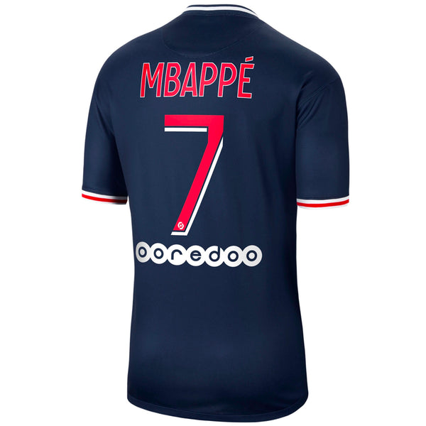 Uni Sport PSG 2021/22 Home Mbappe #7 Jersey Name Set